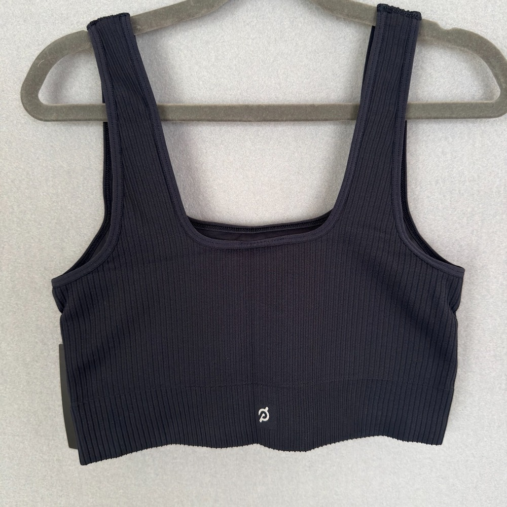 Peloton Women's Size XS/S Seamless Square Neck Bra 214 Black NWT - Picture 10 of 11